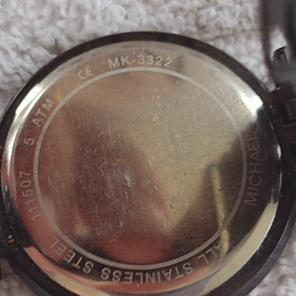 MICHAEL KORS Darci Black Dial Black Ion-plated Ladie watch - Picture 8 of 8